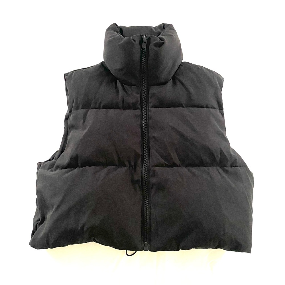 Merokeety Crop Puffer Vest
